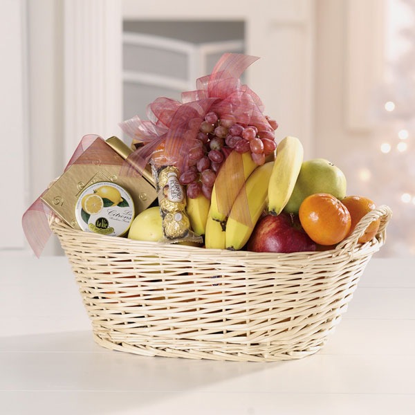 Deluxe Fruit and Gourmet Basket