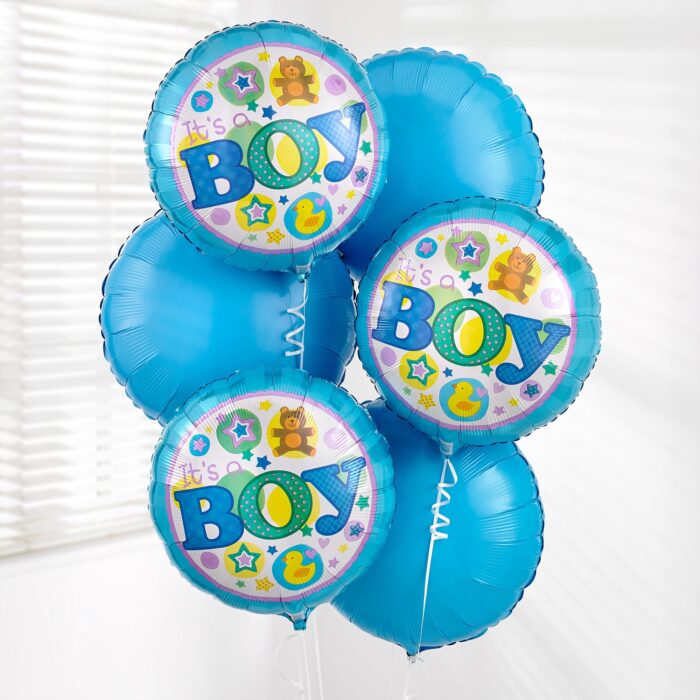 Handsome Baby Boy Balloon Bouquet