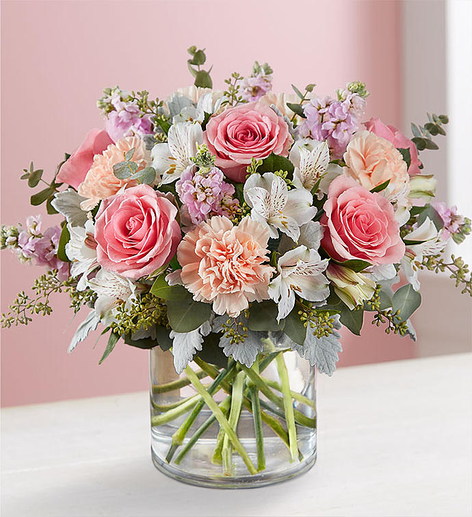 Blushing Blooms Bouquet
