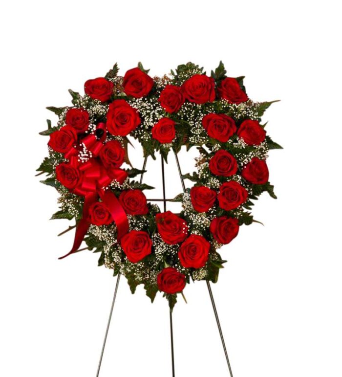Red Rose Open Heart
