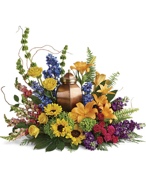 With All Our Hearts Cremation Tribute Urn