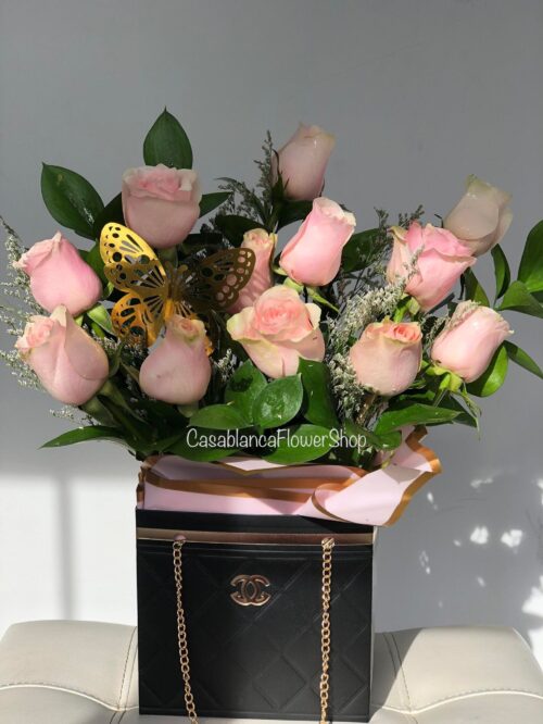 Chanel Pink Rose Dozen