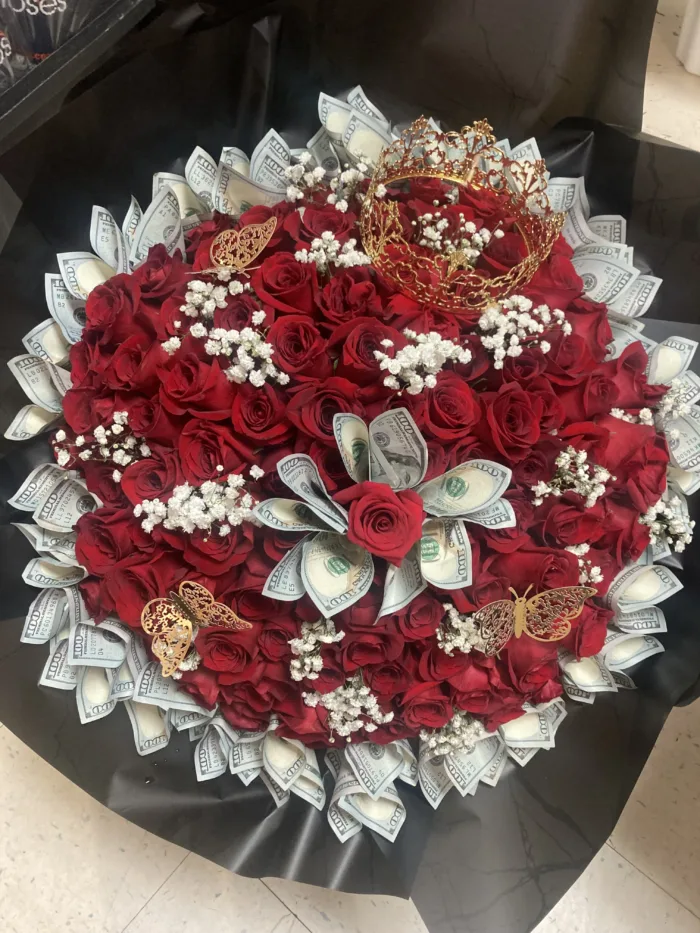 All For The Money Queen Bouquet