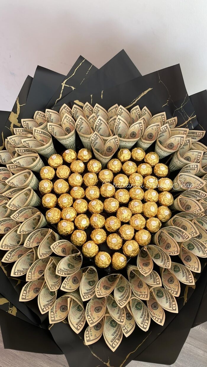 Golden Love Money Bouquet